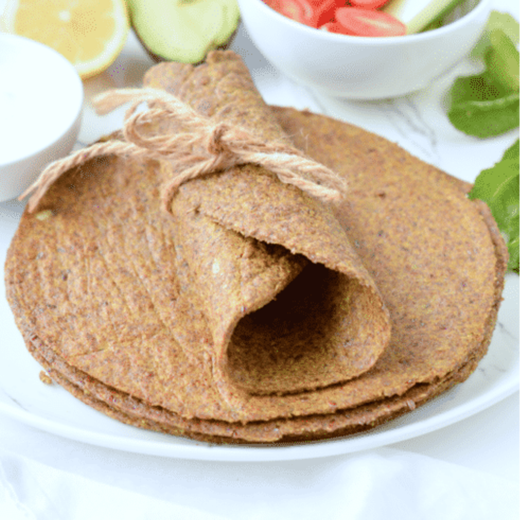 Flaxseed Roti Flatbread Wraps keto diet pakistan 2